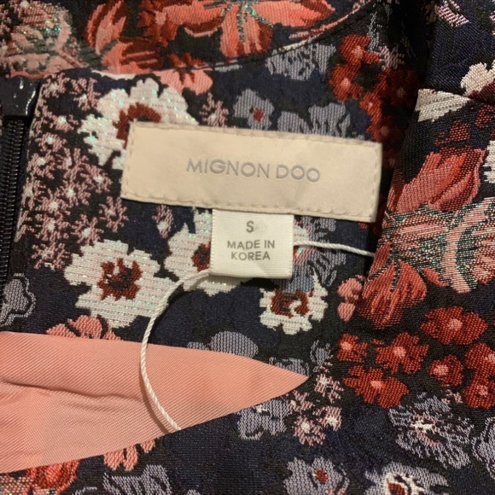 New Mignon Doo Anthropologie bow tied floral dress - Picture 6 of 7